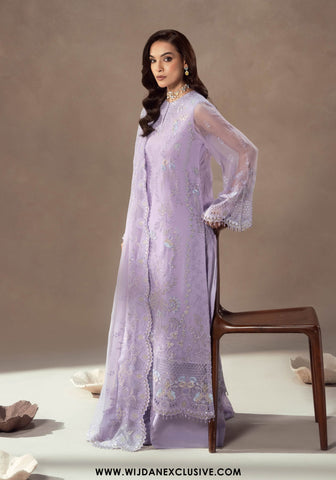 Afsanah by Lamisah | Unstitched Luxury Chiffon Formal Collection - 2025 (LILAC REVERIE)