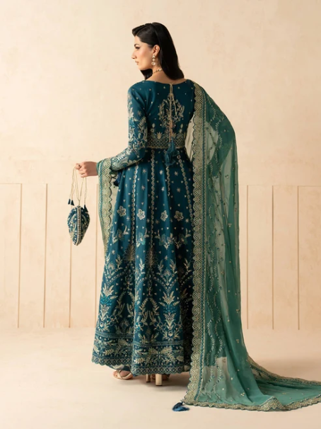 Syleena by Gulaal | Unstitched Embroidered Raw Silk Formal Collection'26 (ZARIAN)