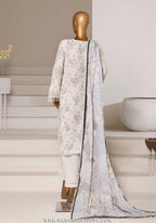 Sadabahar Stitched Laser Fusion Chikankari Vol-I Collection - 2026 SB26LF-03
