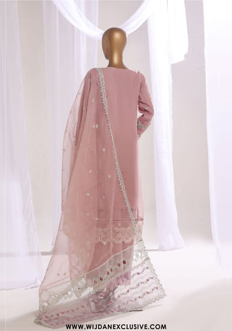 Mahpara by Sadabahar | Stitched Festive Embroidered Organza Vol-01 Collection - 2025 (PINK)