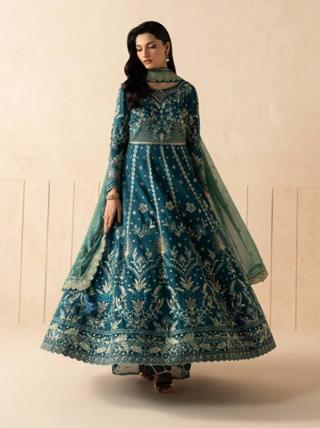 Syleena by Gulaal | Unstitched Embroidered Raw Silk Formal Collection'26 (ZARIAN)