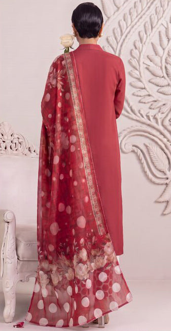 Neesha by Amna Khadija | Stitched 3pc Embroidered Collection - 2026 (D-03)