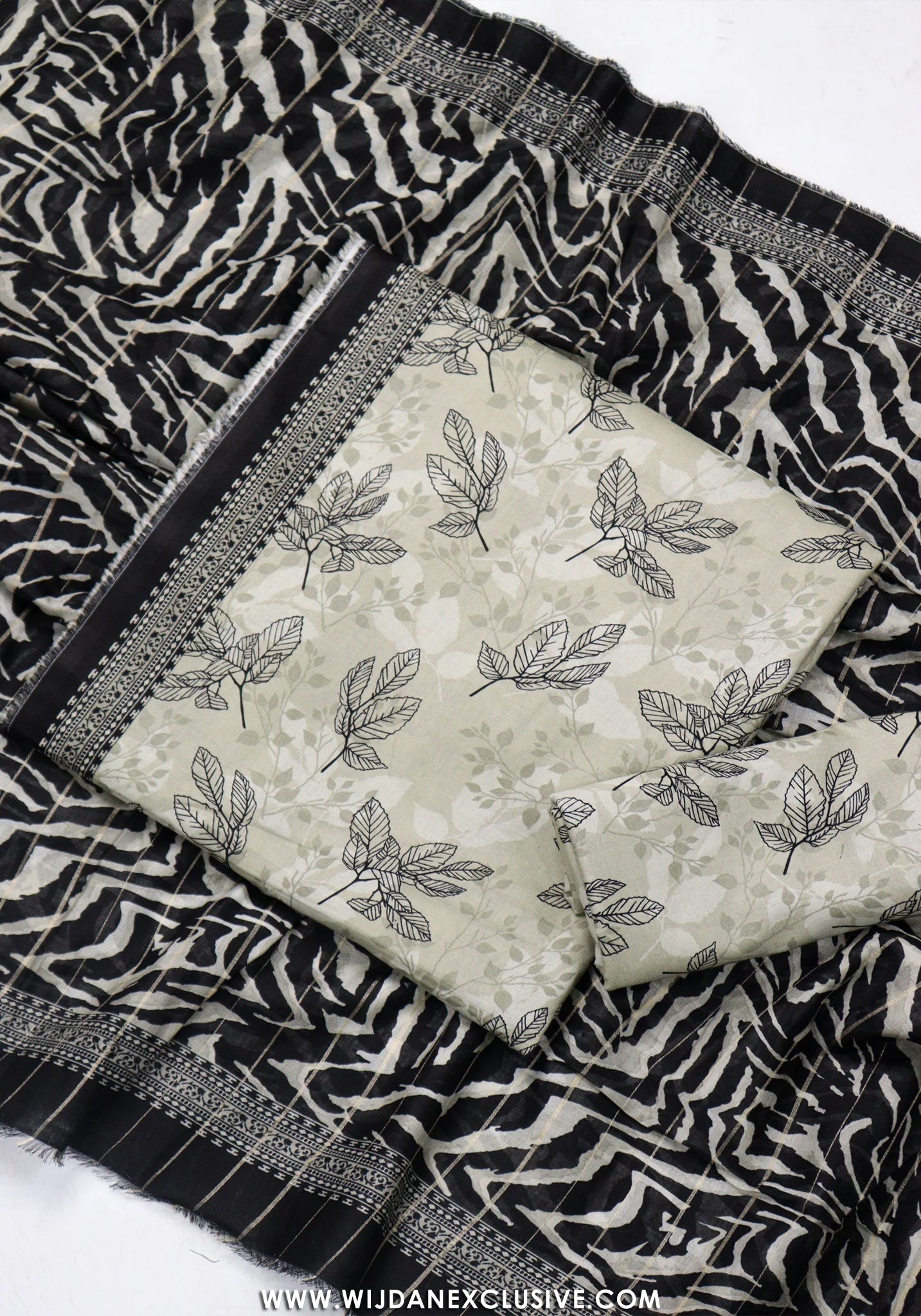 Bin Saeed Unstitched Printed Lawn Vol-I Collection - 2026 (BLACK)