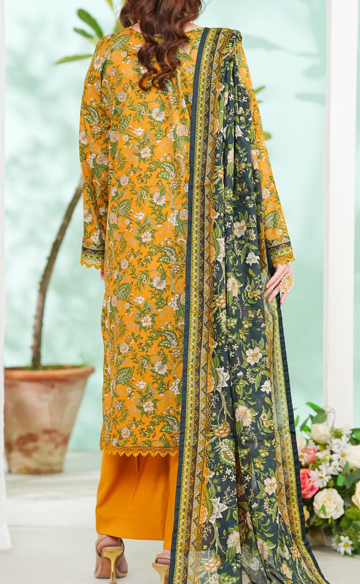 VS Daman unstitched Exclusive Printed Lawn Vol-04 Collection - 2026 (D-882)