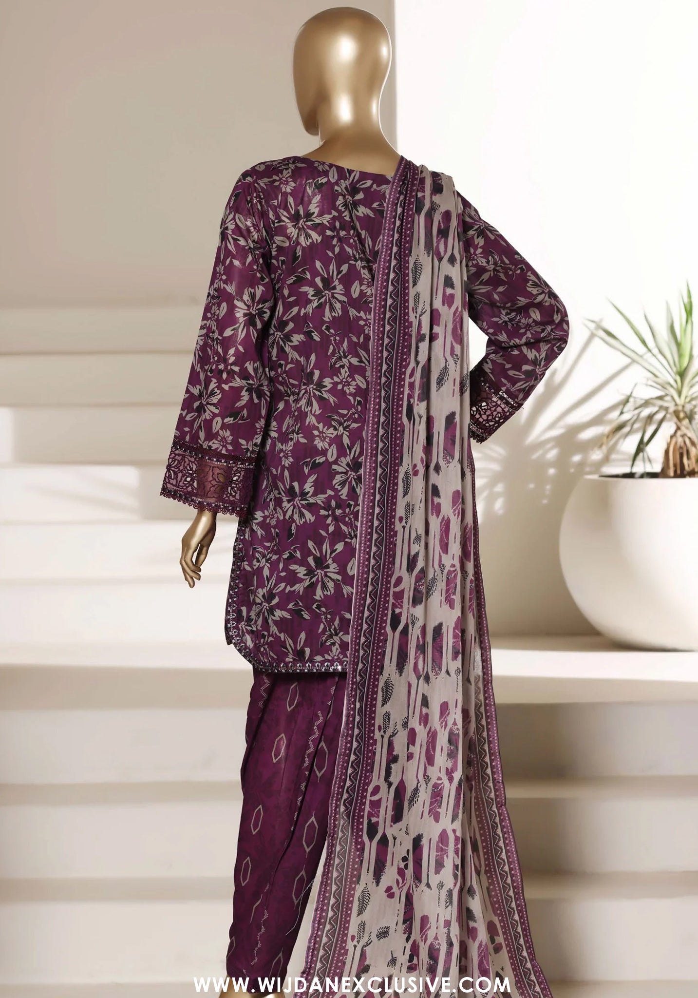 Malika by Sadabahar | Stitched With Shalwar Embroidered Collection - 2026 (D-03)