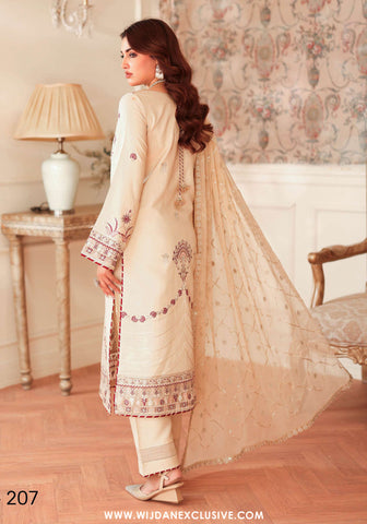 Aangan by Ramsha | Unstitched Rawsilk Vol-II Collection - 2025 AA-207