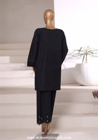 Sadabahar Vybe Stitched Jacquard Embroidered Sets Vol-II Collection - 2025 (BLACK)