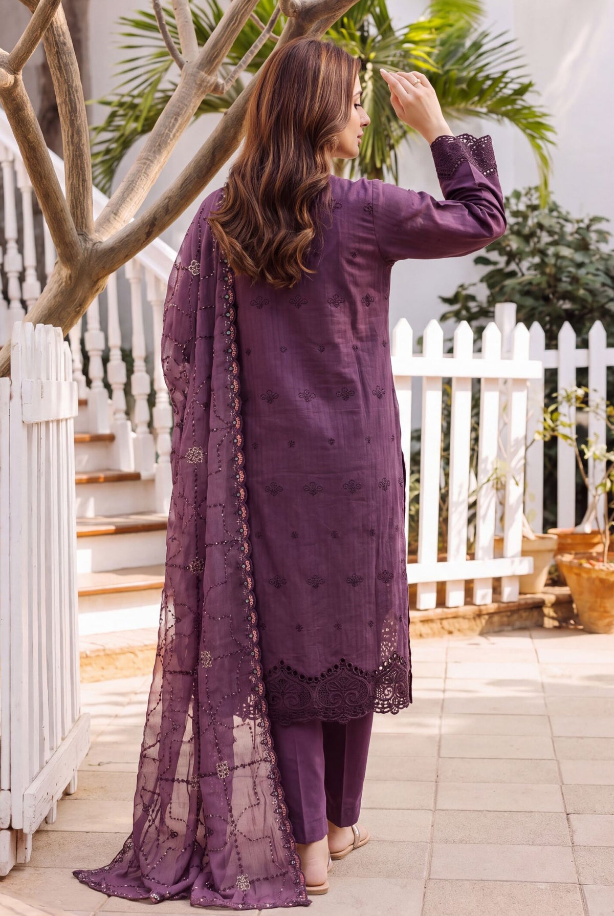 Kavya Gold by Wijdan | Unstitched Cotton Embroidered Collection - 2026 (D-03)