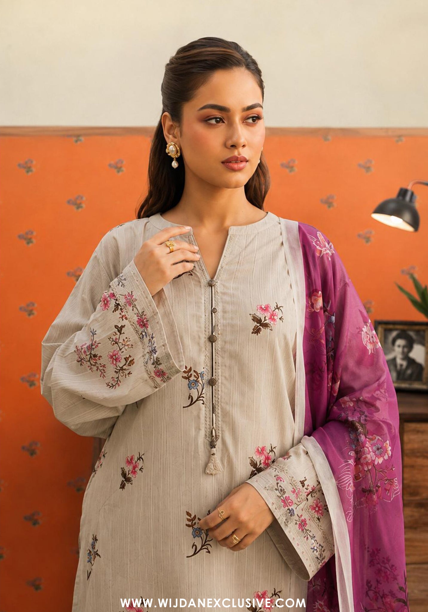 Sadabahar Stitched Printed Lawn Vol-14 Collection – 2026 (D-03)