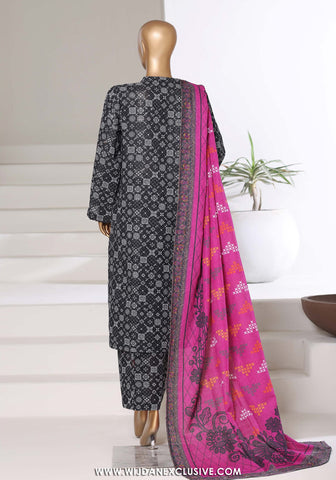 Sadabahar Stitched Printed Khaddar Vol-03 Collection - 2025 (BLACK & WHITE)