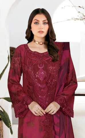 Riwaj by Ramsha | Unstitched Premium Rawsilk Vol-06 Collection - 2026 J-610