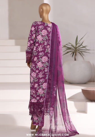 Sadabahar Stitched Festive Embroidered Viscose Collection - 2025 (PURPLE)