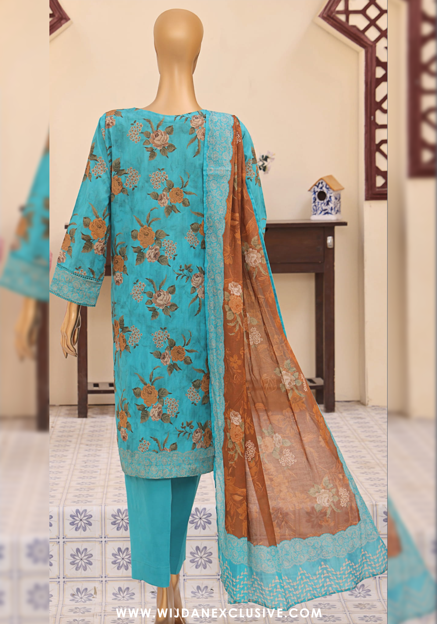 Mehak Embroidered Printed Lawn Vol-02 Collection by HZ Textile MEC-307