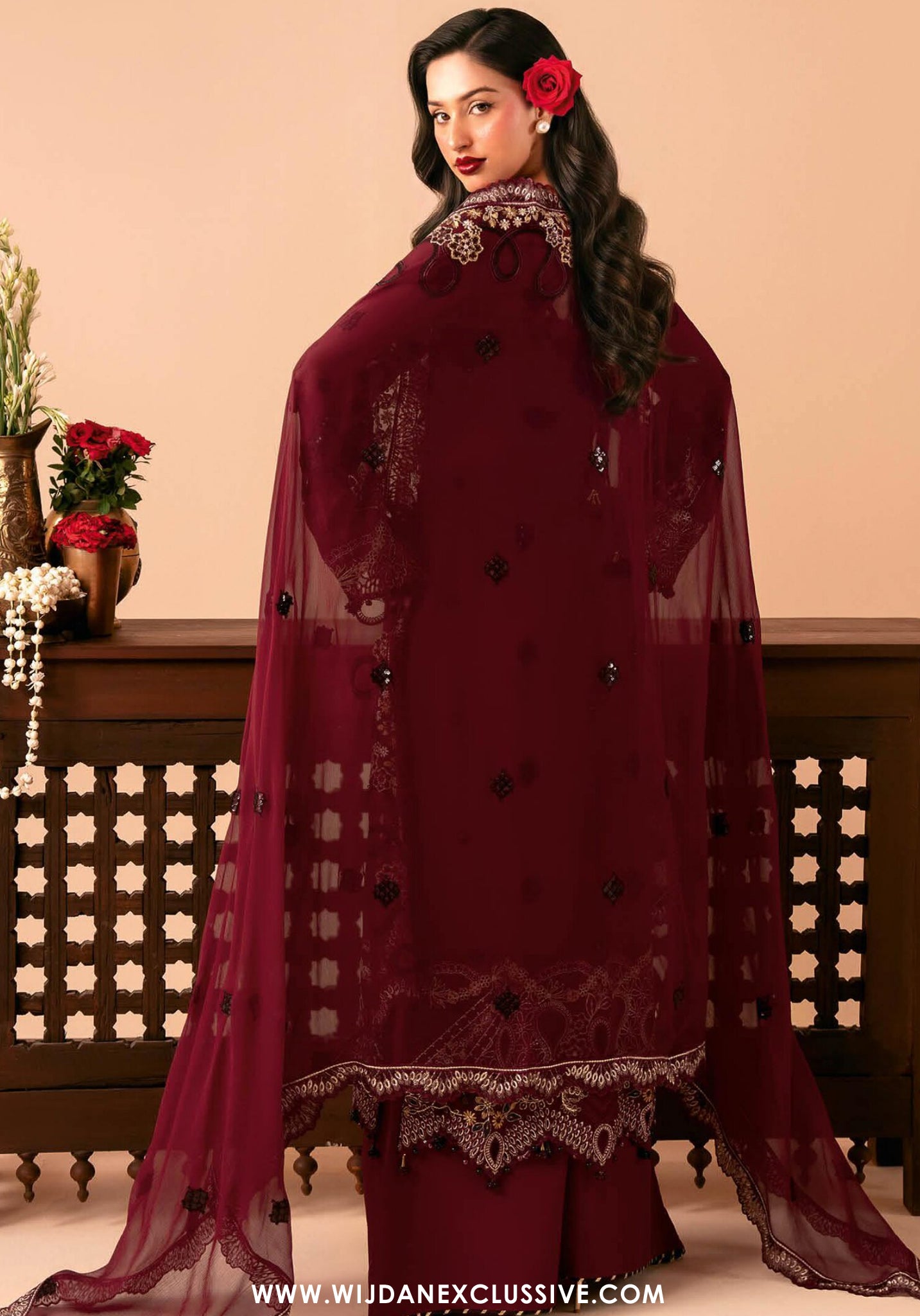 Dastak by Ramsha | Unstitched Luxury Formal Chiffon Collection - 2026 (D-03)