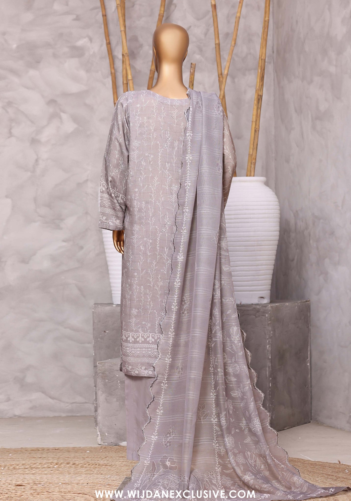 HZ Festive Hues Stitched Fancy Silk Collection - 2026 (D-01)