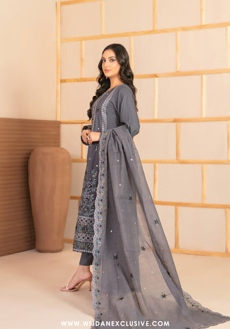 Tawakkal Mahani Semi-Stitched Fancy Embroidered Collection - 2025 D-4311