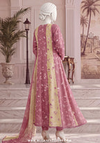 A Flowy Cut by HZ Textile | Stitched Printed & Emb Silk Collection'26 (D-03)