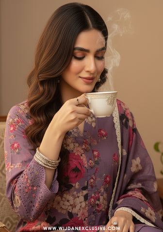 Wijdan Unstitched Embroidered Viscose Winter Collection - 2025 D-2053