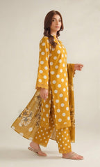 M Dots by Mahay | Unstitched Airjet Lawn Vol-02 Collection - 2026 (D-03)