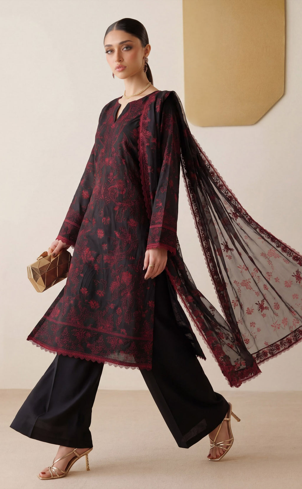 Virsa by Wijdan | Unstitched Embroidered Viscose Collection - 2026 (D-2512)