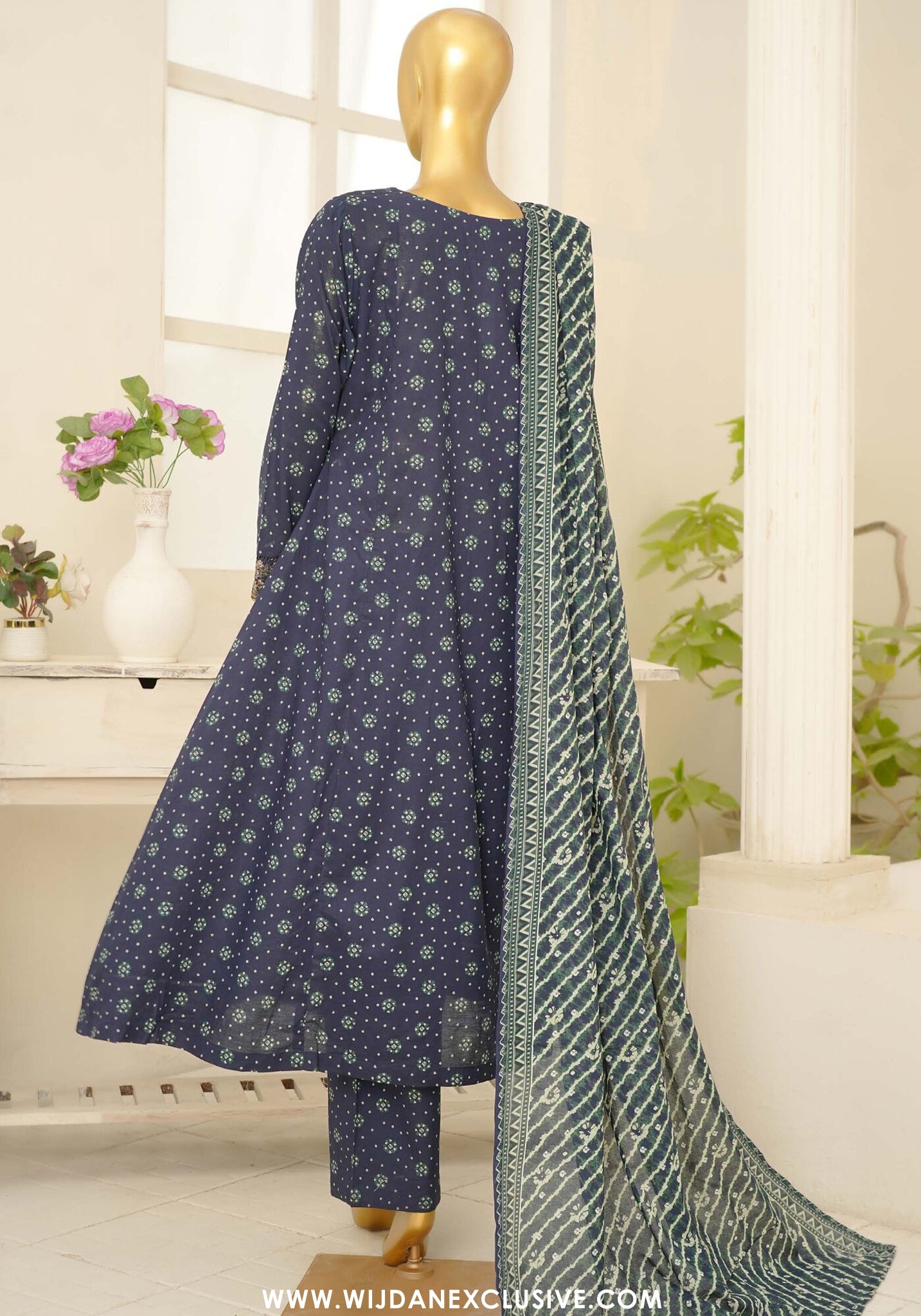 Bin Saeed Stitched Luxury Festive Embroidered Frock 3pc Collection - 2026 (D-03)
