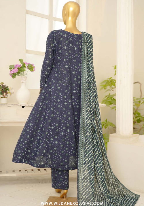 Bin Saeed Stitched Luxury Festive Embroidered Frock 3pc Collection - 2026 (D-03)