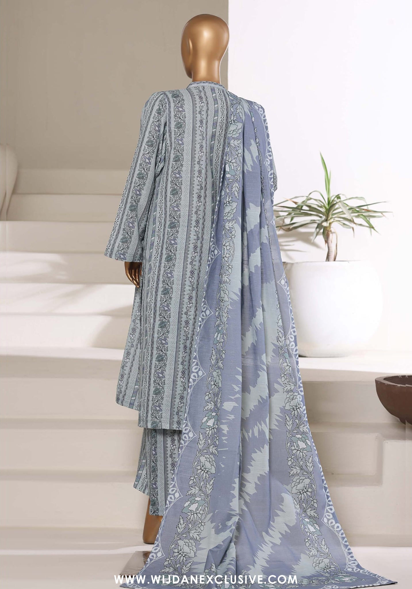 Sadabahar Stitched Printed Khaddar Vol-04 Collection - 2025 (D-03)