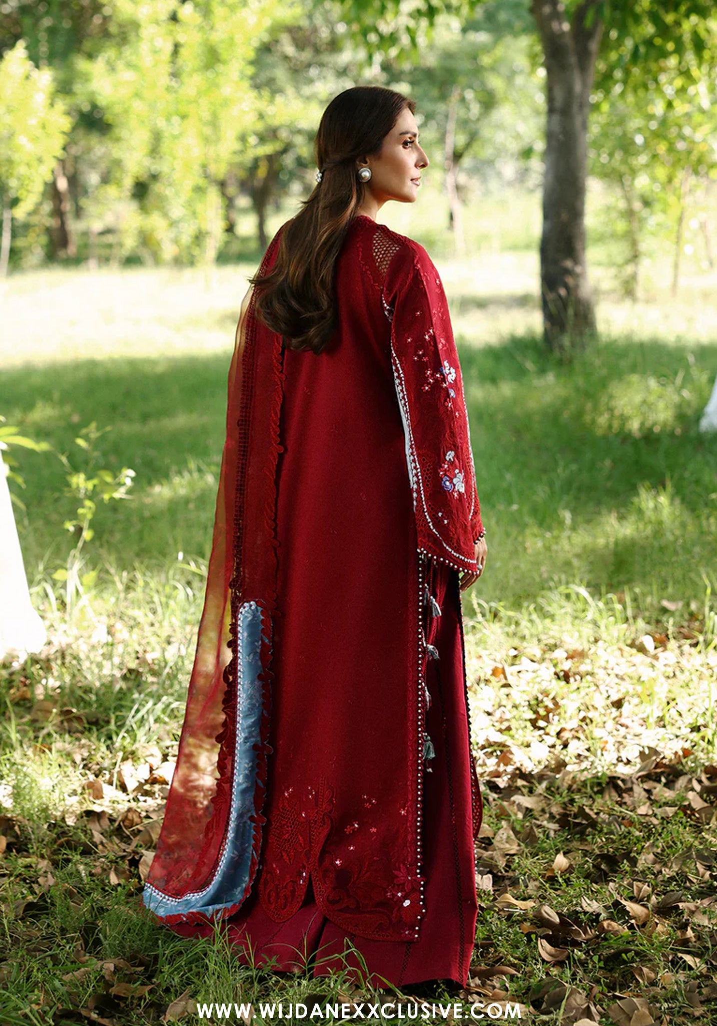 Afrozeh Unstitched Luxury Embroidered A-Lawn Edit'26 (HALIA)