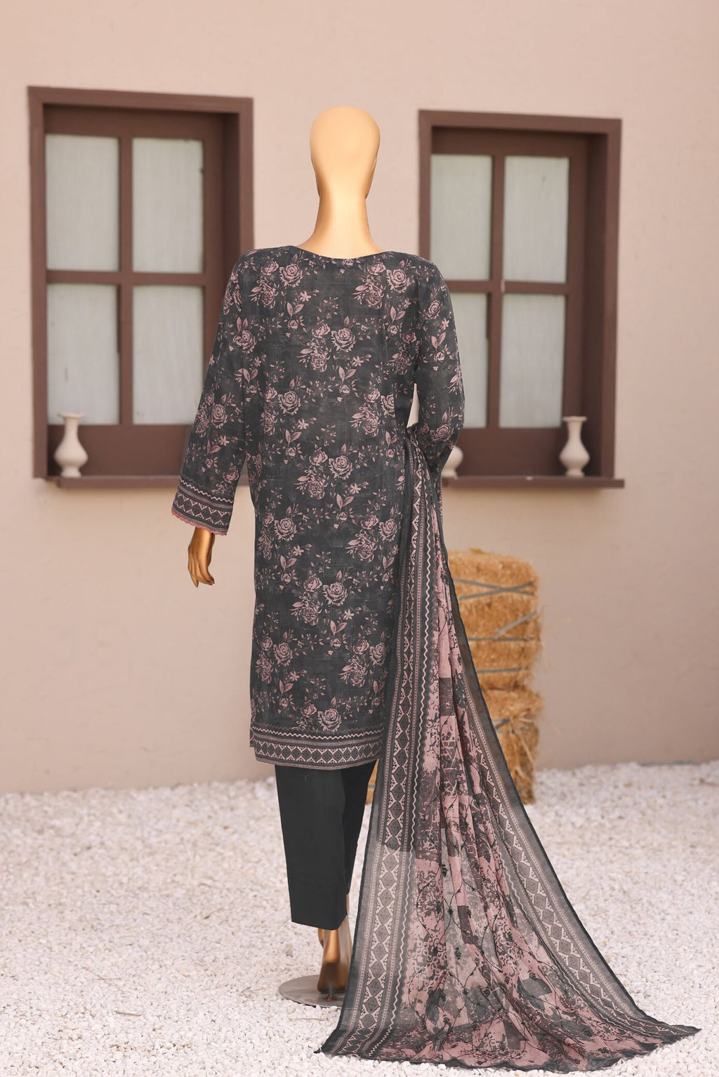 Elite by HZ Textile | Unstitched Embroidered Lawn Collection - 2026 (EC-1286)