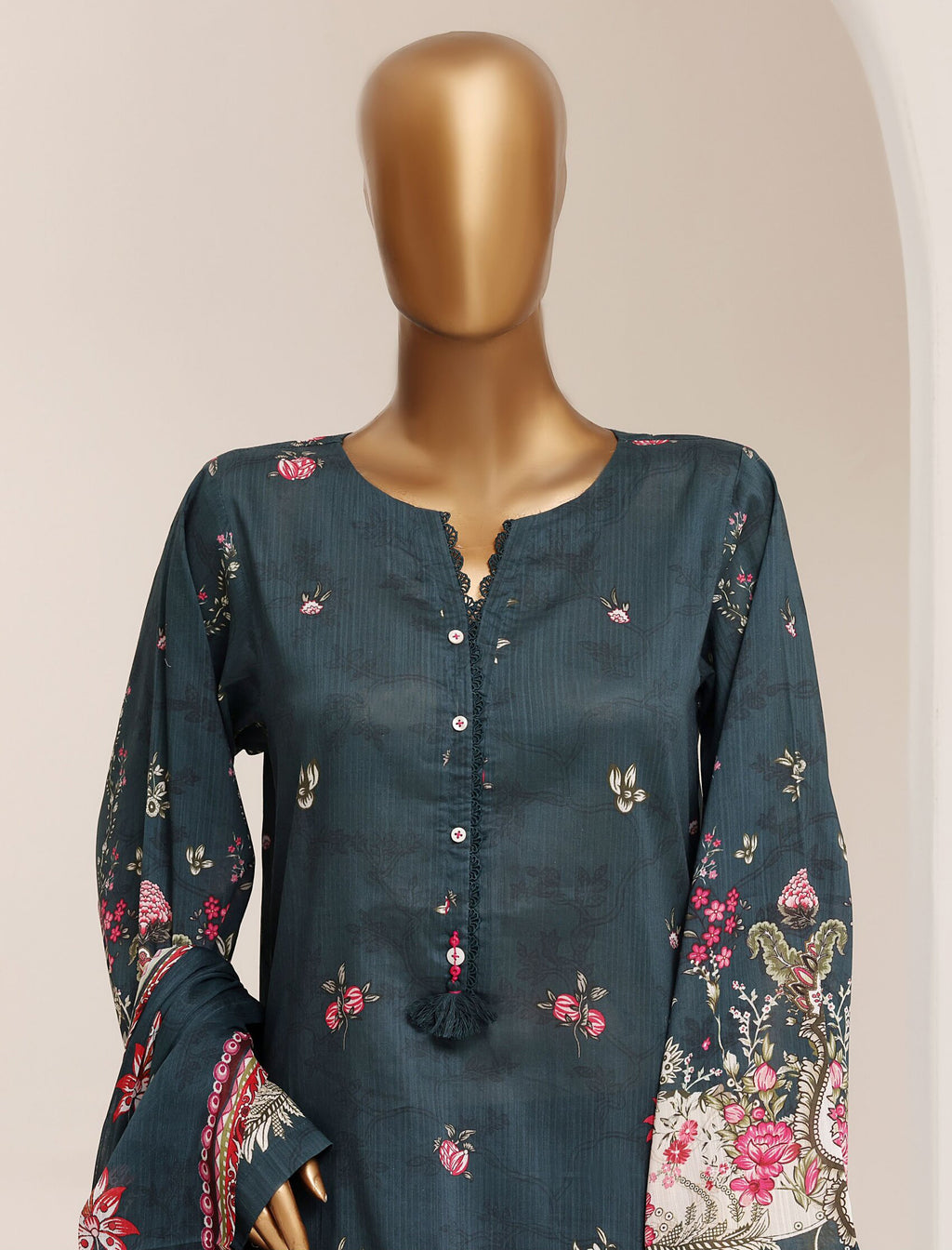 Sadabahar Stitched Printed Lawn Vol-13 Collection – 2026 (D-03)