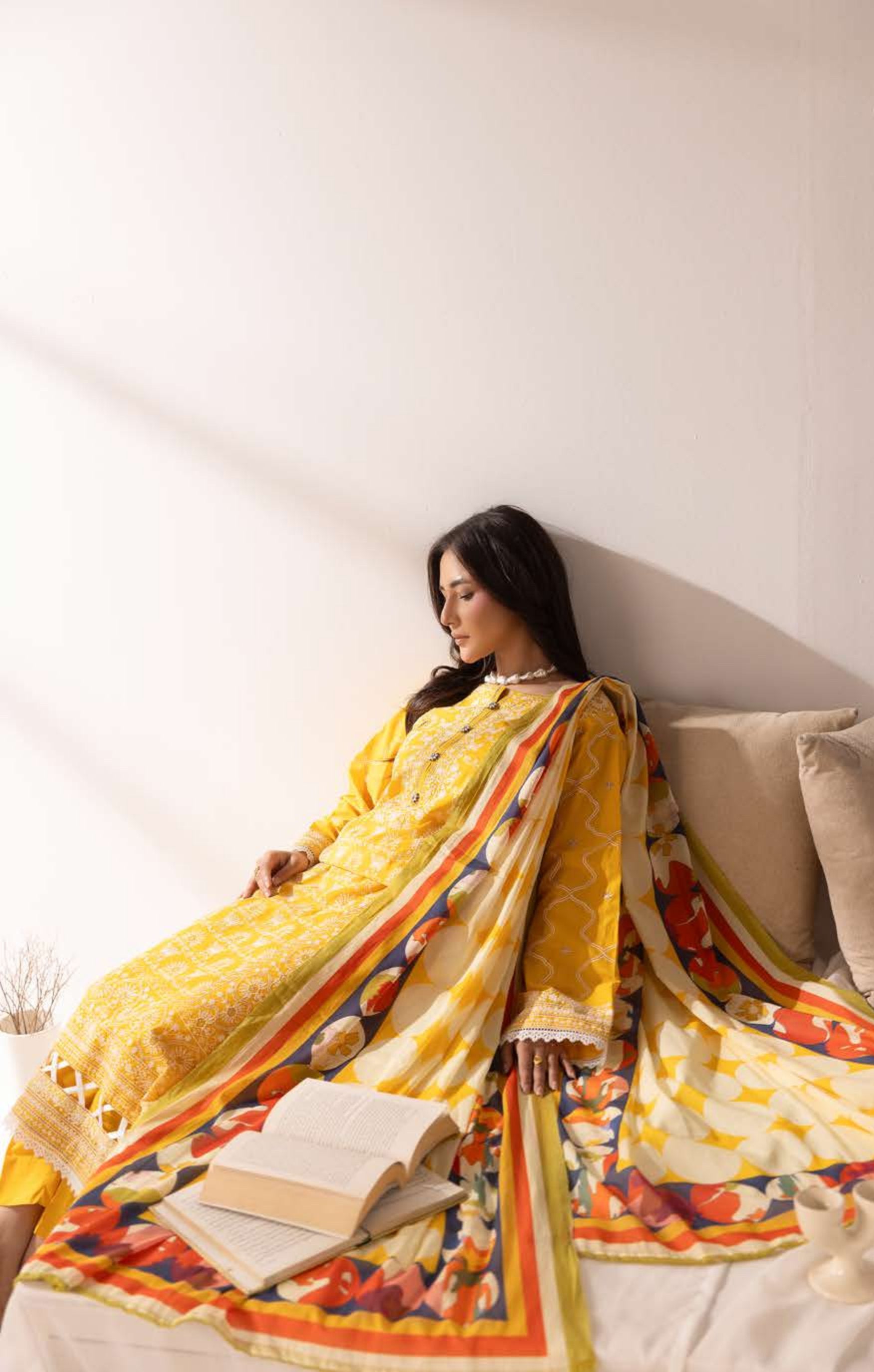 Ibtida by Nur | Unstitched Embroidered Lawn Collection - 2026 (IK-312)