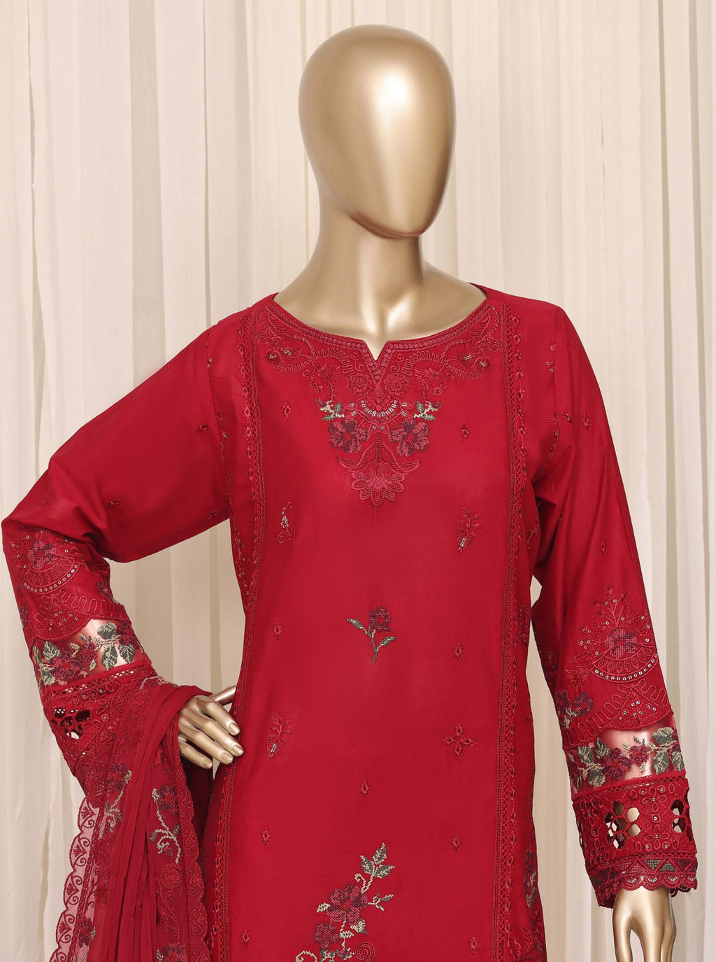 Sadabahar Stitched Luxury Embroidered Festive Vol-08 Collection - 2026 (D-03)