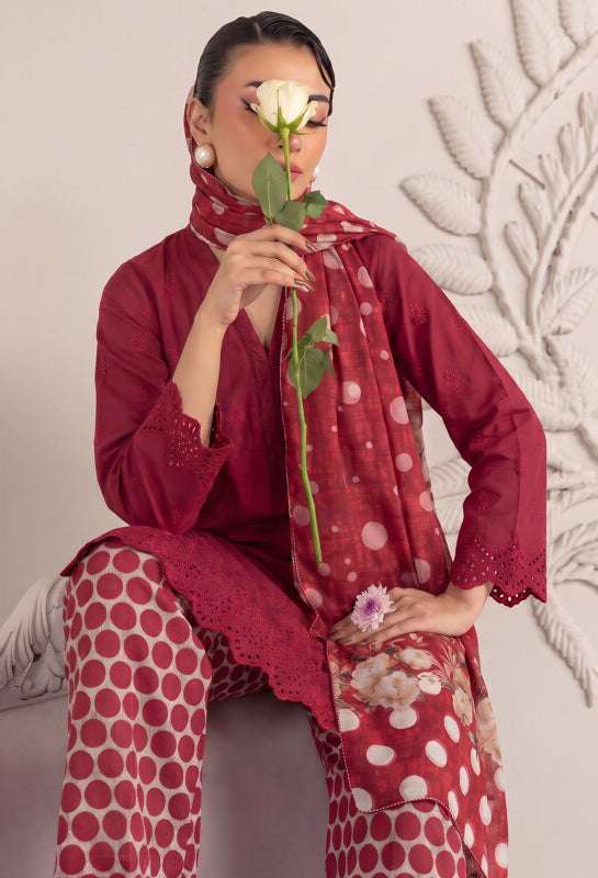 Neesha by Amna Khadija | Stitched 3pc Embroidered Collection - 2026 (D-03)