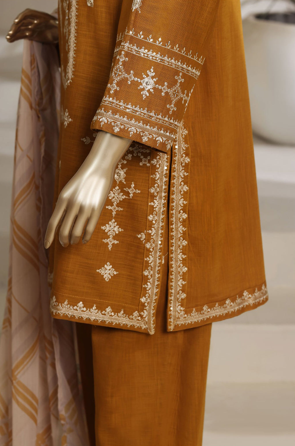 Sadabahar Stitched 3PC Festive Embroidered Cotton Co-Ords Collection - 2026 SB26FEC-03