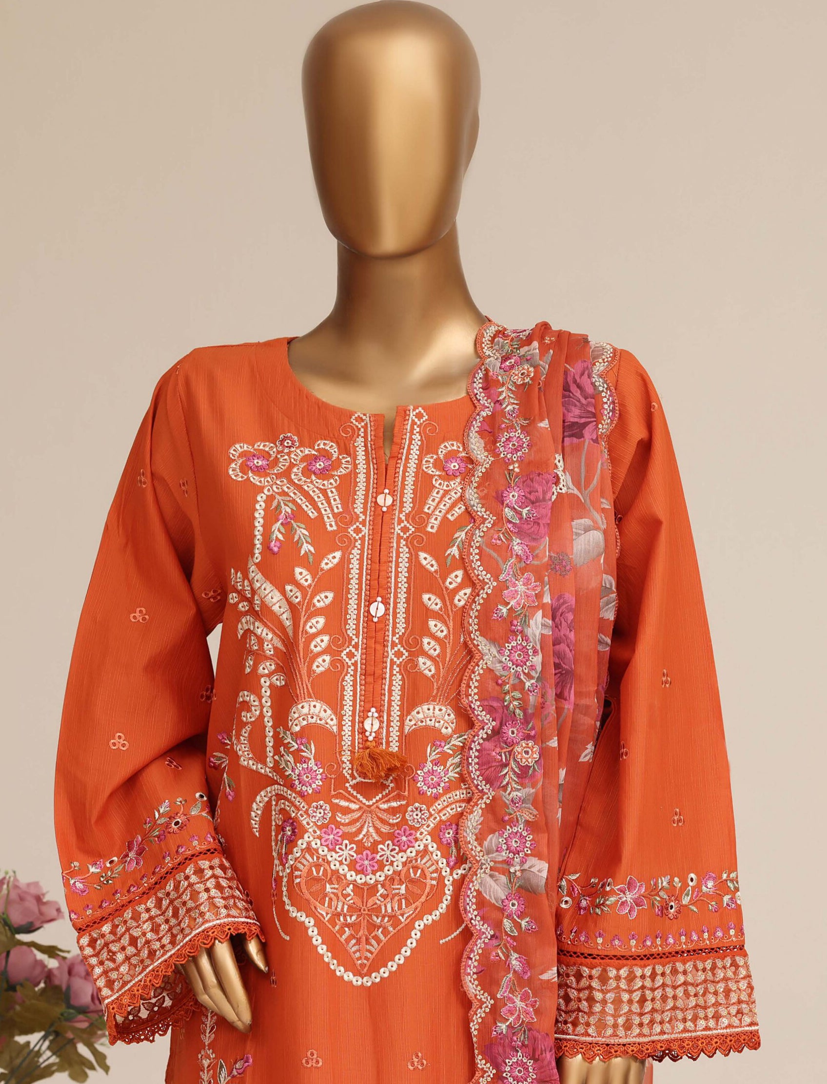 Sadabahar Stitched Luxury Embroidered Festive Vol-07 Collection - 2026 (D-03)