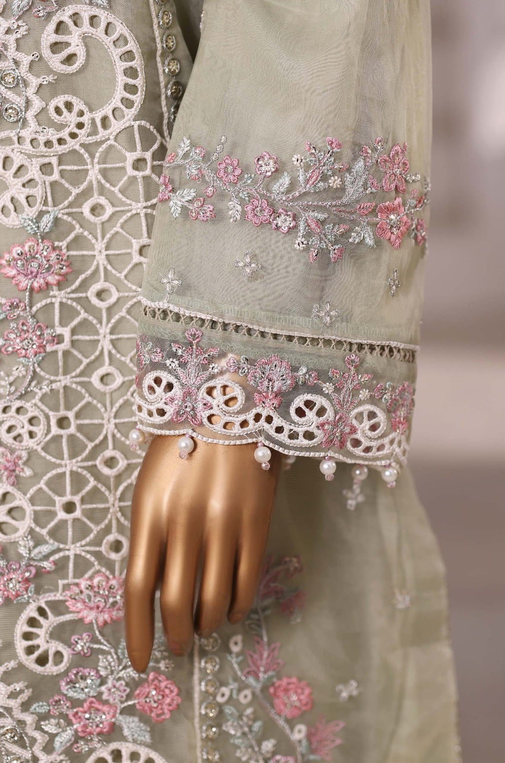 Sadabahar Mahpara Stitched Festive Formal Collection - 2025 Vol-18 (Pista)