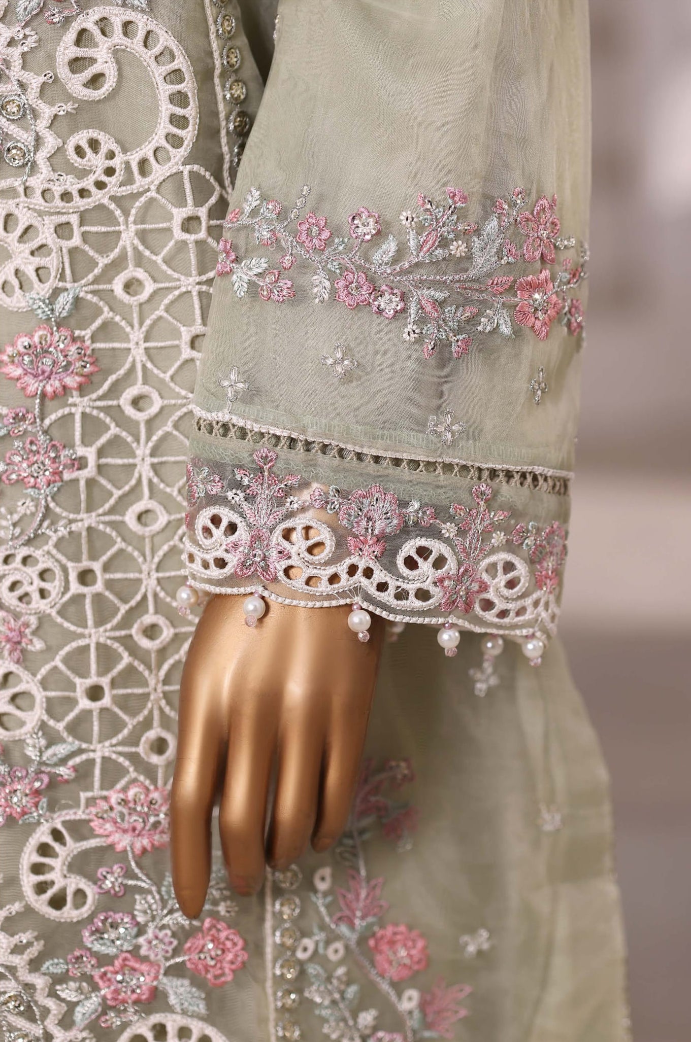 Sadabahar Mahpara Stitched Festive Formal Collection - 2025 Vol-18 (Pista)