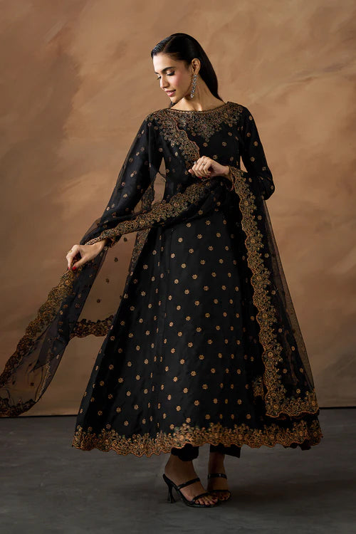 Zarif Stitched Raw Silk Embroidered Eid Collection - 2026 (ZRF-EMC 29)