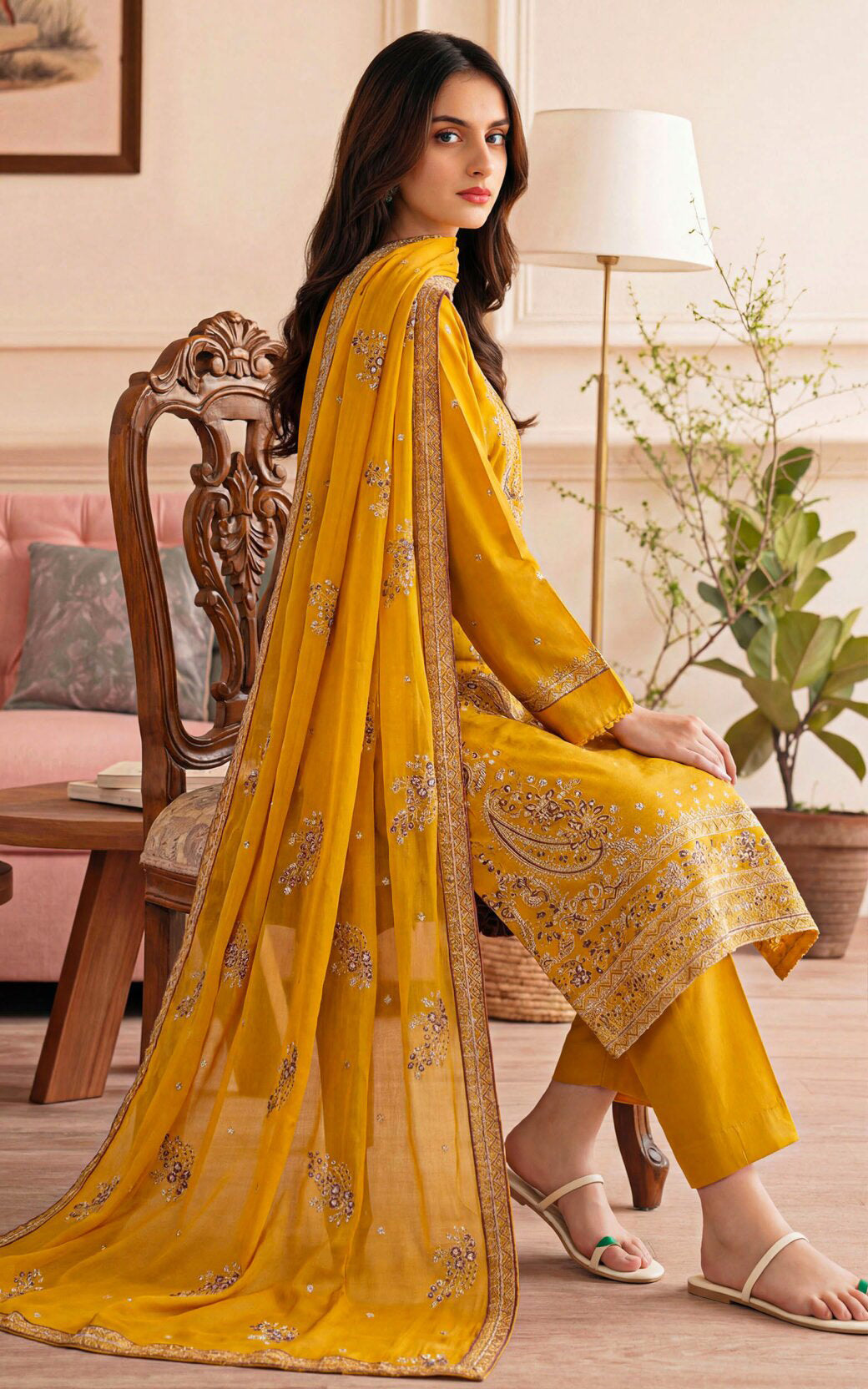 Rani by Mahay | Unstitched Embroidered Wedding Collection - 2026 (D-03)