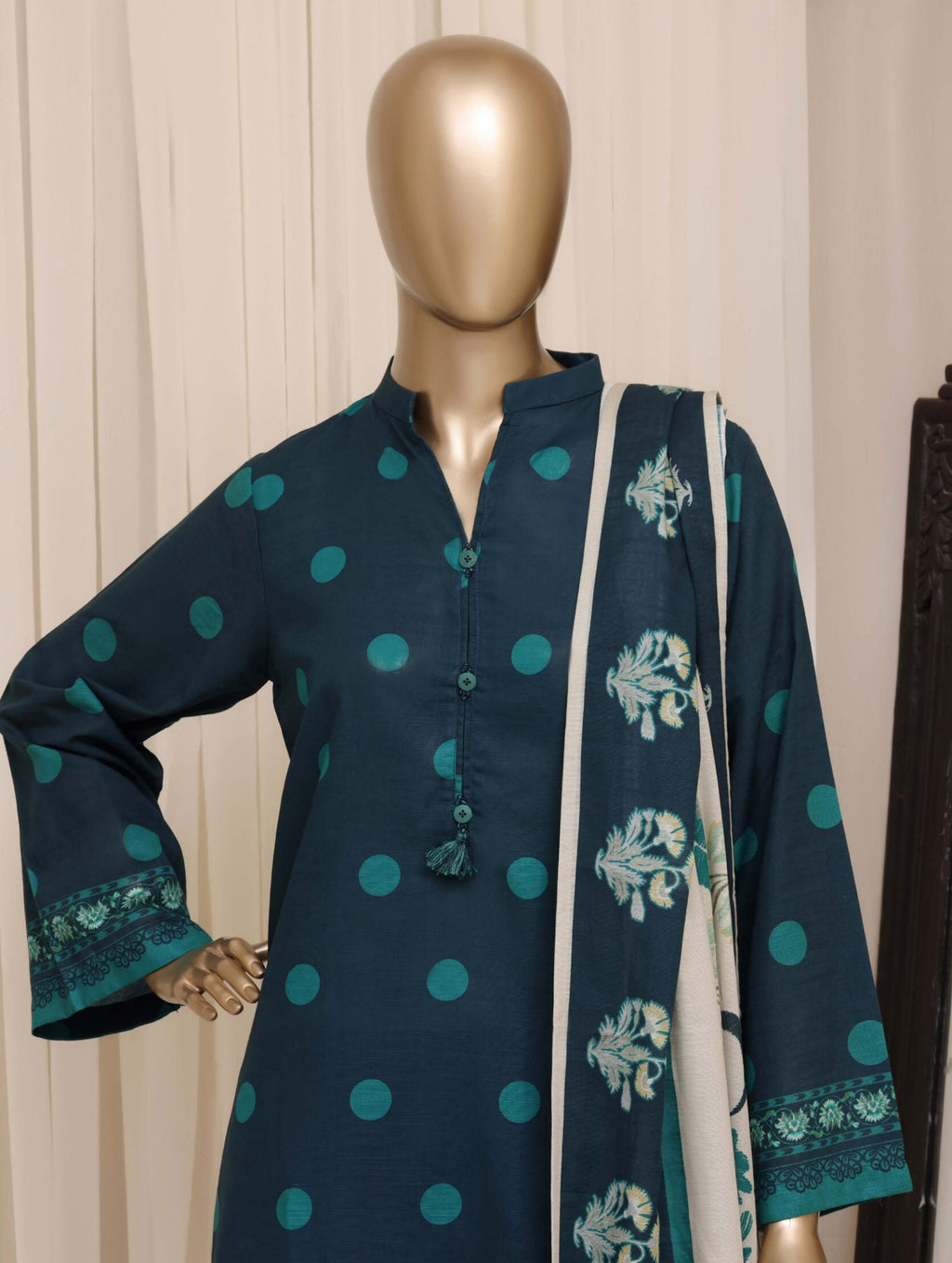 Sadabahar Stitched Printed Khaddar Collection - 2026 (D-03)