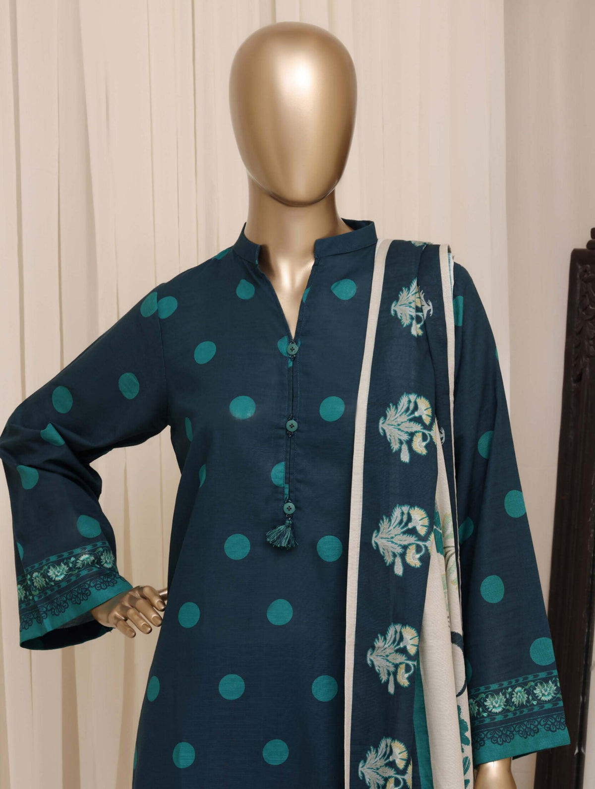 Sadabahar Stitched Printed Khaddar Collection - 2026 (D-03)