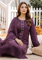 Kavya Gold by Wijdan | Unstitched Cotton Embroidered Collection - 2026 (D-03)