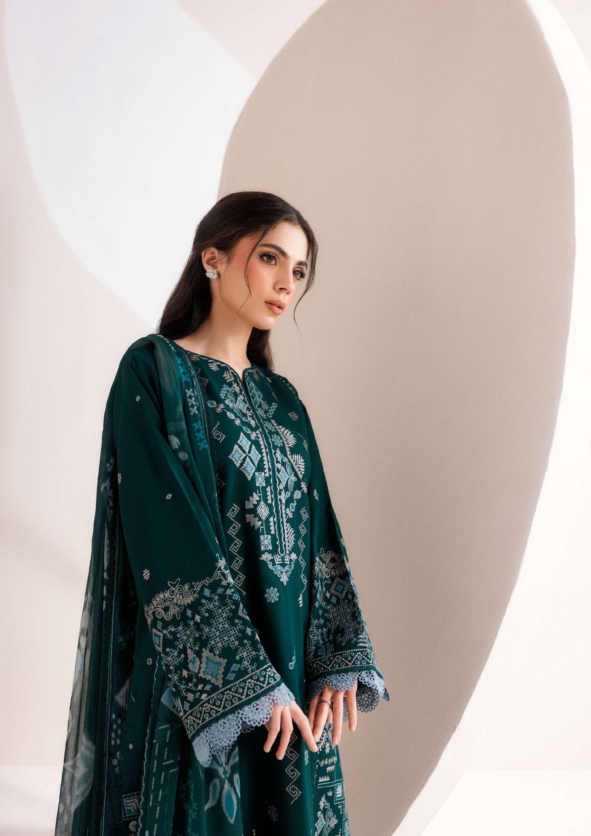 Zync by Florent | Unstitched Intermix Embroidered Viscose Collection'26 (D-03)