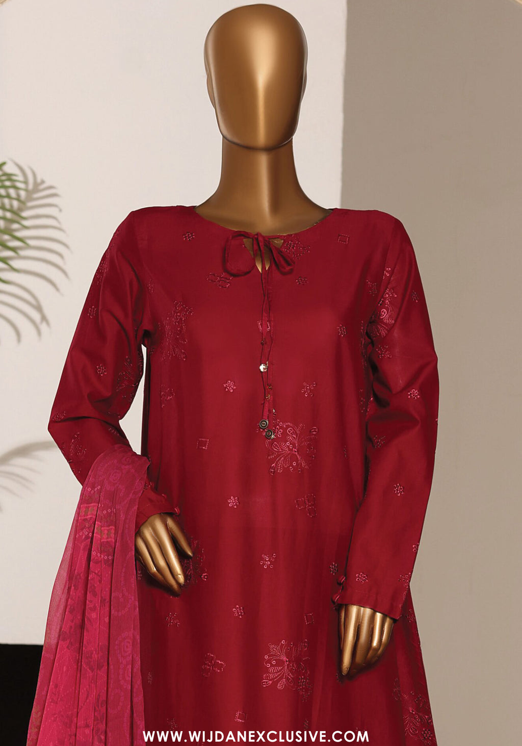 HZ Stitched Casuals Soft Embroidered Frock Collection – 2026 (D-03)
