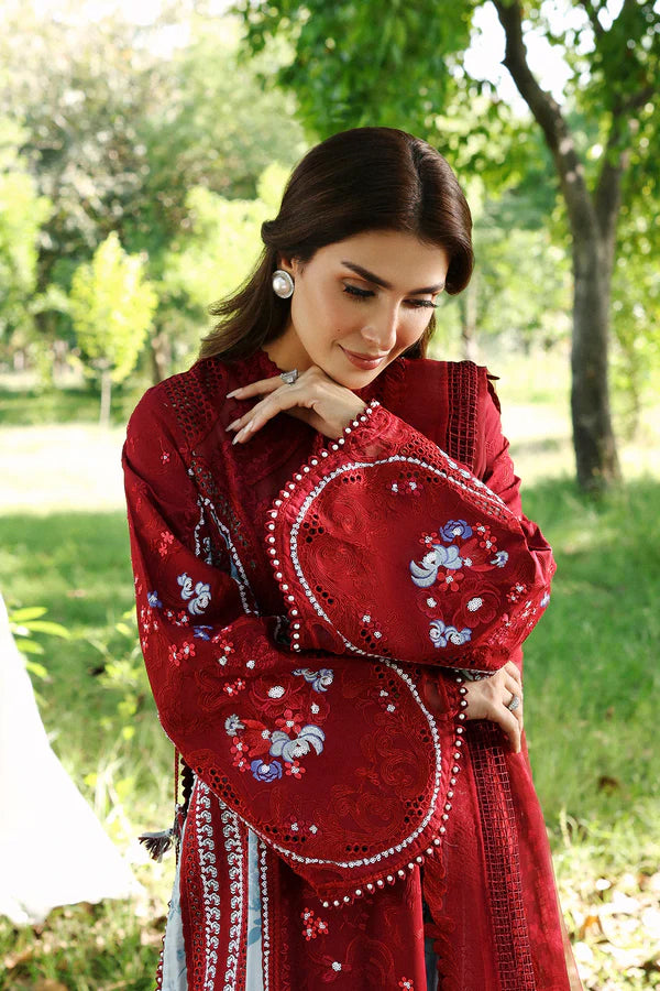 Afrozeh Unstitched Luxury Embroidered A-Lawn Edit'26 (HALIA)