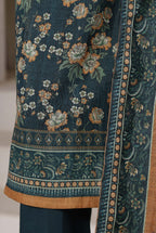 Sadabahar Stitched Printed Khaddar Shimmer Vol-II Collection - 2025 (GREEN)
