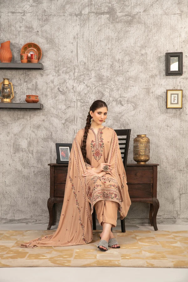 Yaadein by Tawakkal | Unstitched Fancy Heay Emb Velvet Collection - 2026 (D-5940)
