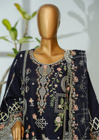 Bin Saeed Stitched Luxury Embroidered 3PC Collection - 2026 BSLE26-003