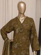 Sadabahar Dhanak Stitched Printed With Shawl Collection - 2026 (D-03)