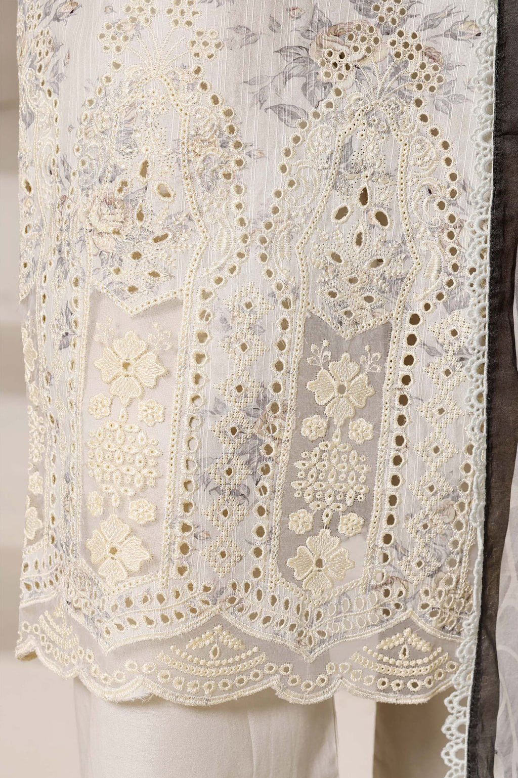 Sadabahar Stitched Laser Fusion Chikankari Vol-I Collection - 2026 SB26LF-03